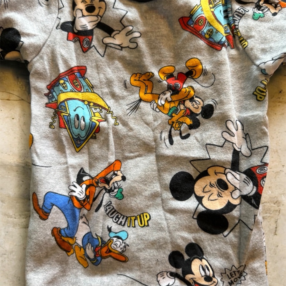 Disney Kids Cartoon Character Tee - Gray - Picture 2 of 4